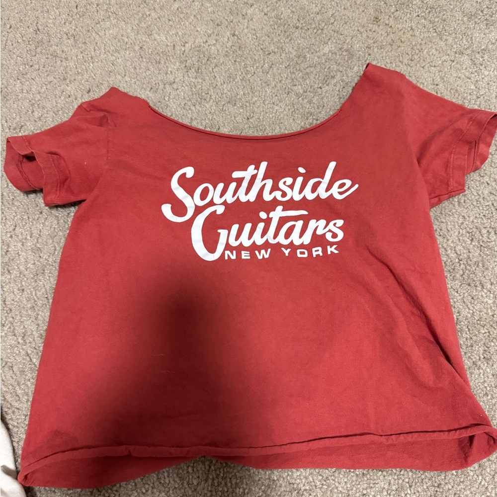 Brandy Melville off the shoulder baby tee
